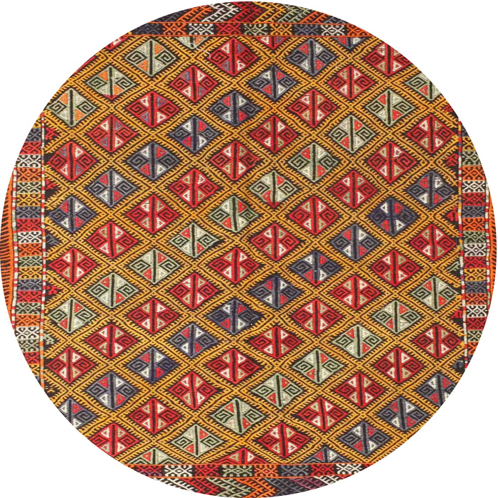 Sideview of Contemporary Red Oriental Rug, con872