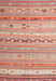 Contemporary Orange Southwestern Rug, con873