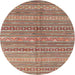 Sideview of Contemporary Camel Brown Modern Rug, con878