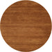 Sideview of Contemporary Mahogany Brown Modern Rug, con87