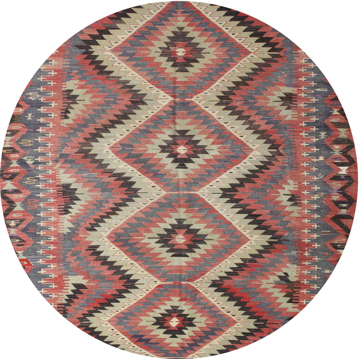 Square Machine Washable Contemporary Brown Red Rug, wshcon882