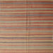 Sideview of Machine Washable Contemporary Peru Brown Rug, wshcon883