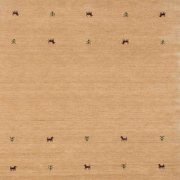 Sideview of Machine Washable Contemporary Orange Rug, wshcon884