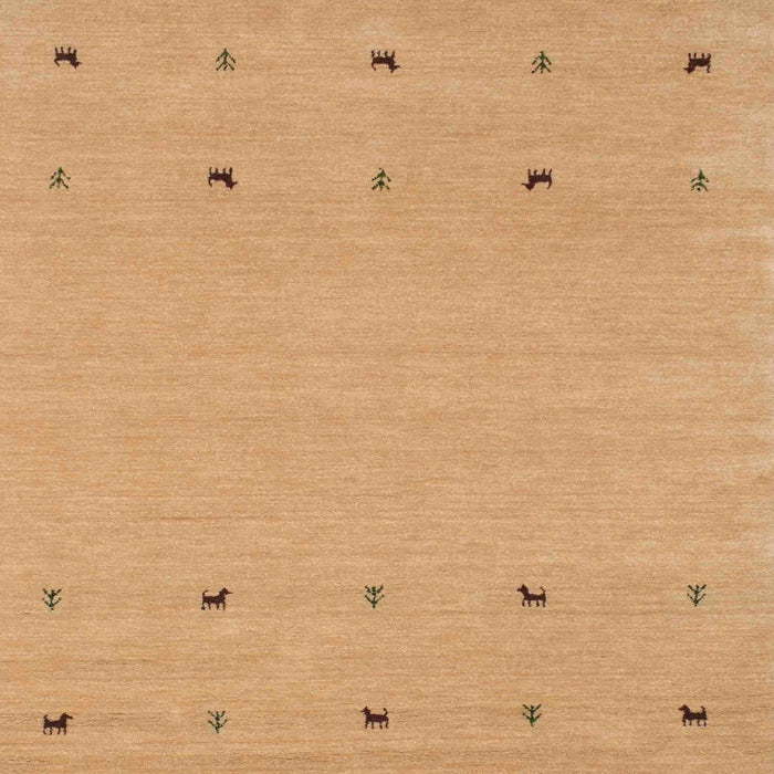 Sideview of Machine Washable Contemporary Orange Rug, wshcon884