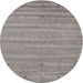 Sideview of Contemporary Granite Gray Modern Rug, con885