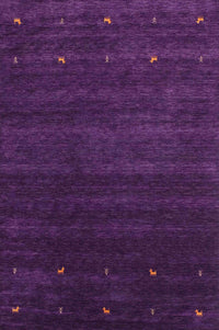 Machine Washable Contemporary Purple Rug, wshcon887