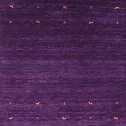 Sideview of Machine Washable Contemporary Purple Rug, wshcon887