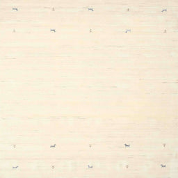 Sideview of Machine Washable Contemporary Peach Beige Rug, wshcon889