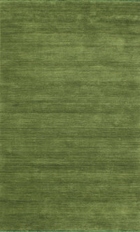 Machine Washable Contemporary Seaweed Green Rug, wshcon88