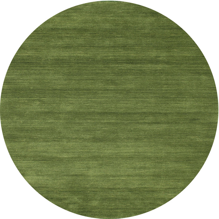 Square Machine Washable Contemporary Seaweed Green Rug, wshcon88