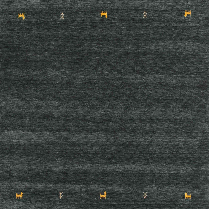 Machine Washable Contemporary Light Black Rug, wshcon890