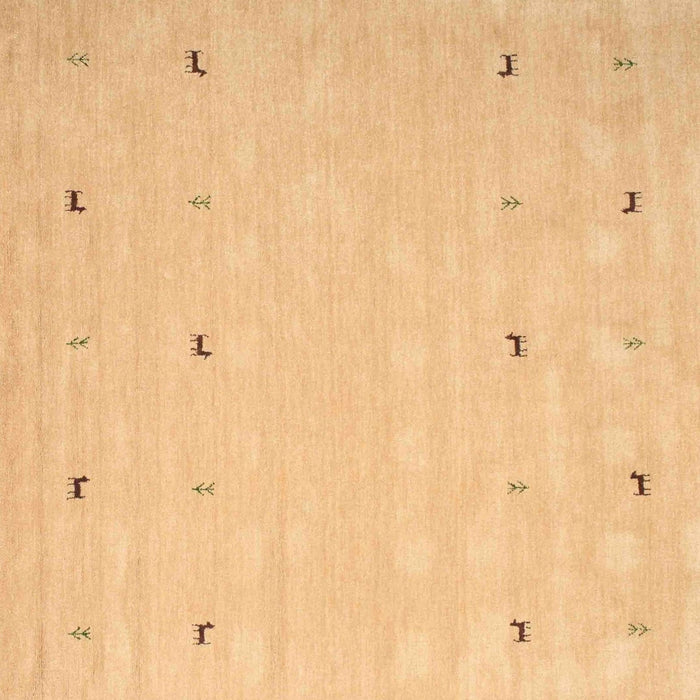 Sideview of Machine Washable Contemporary Chrome Gold Yellow Rug, wshcon891