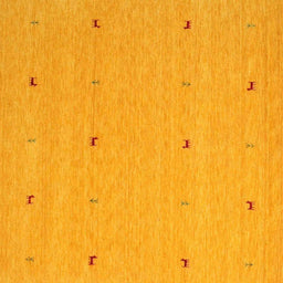 Square Contemporary Dark Orange Modern Rug, con892