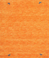 Machine Washable Contemporary Dark Orange Rug, wshcon894