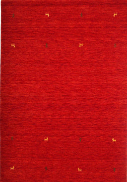Contemporary Sunrise Orange Modern Rug, con896