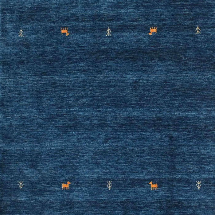 Machine Washable Contemporary Blue Rug, wshcon897
