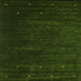 Sideview of Machine Washable Contemporary Dark Forest Green Rug, wshcon899