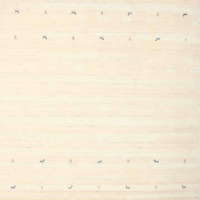 Sideview of Machine Washable Contemporary Peach Beige Rug, wshcon900