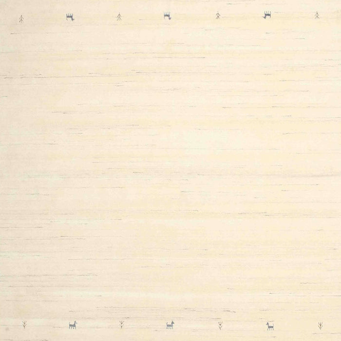 Contemporary Navajo White Gold Solid Rug, con901