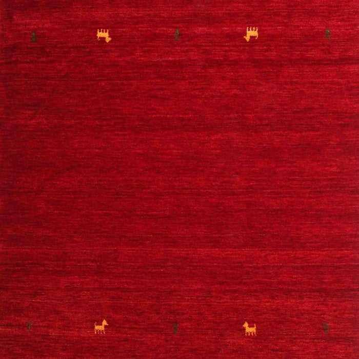 Machine Washable Contemporary Orange Red Rug, wshcon903