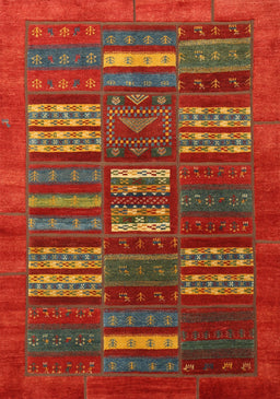 Contemporary Light Brown Modern Rug, con905