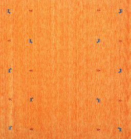 Contemporary Dark Orange Modern Rug, con906