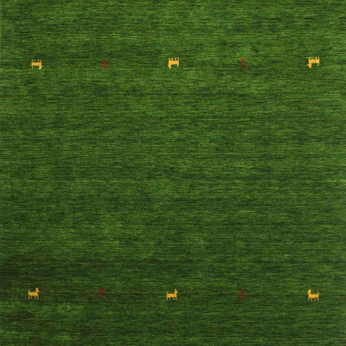 Contemporary Shamrock Green Modern Rug, con907