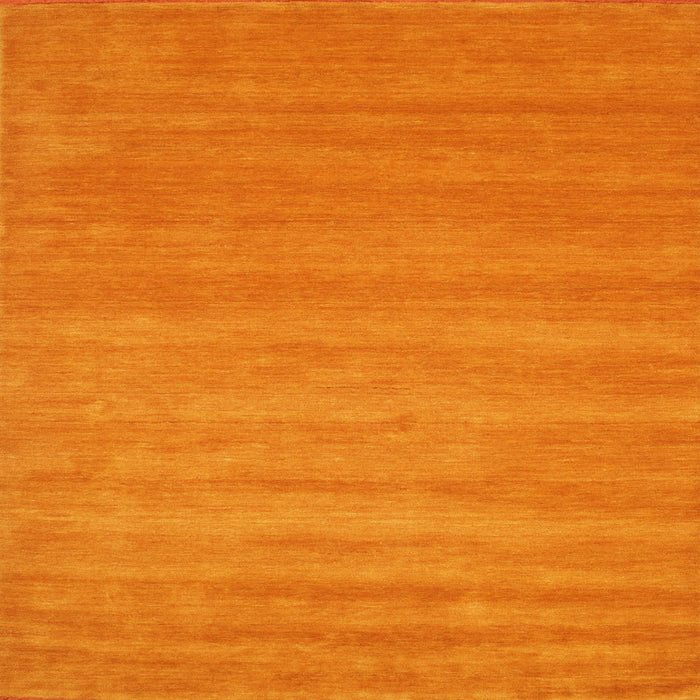 Sideview of Machine Washable Contemporary Orange Red Rug, wshcon90