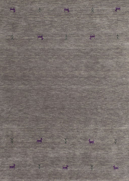 Contemporary Rose Purple Modern Rug, con913