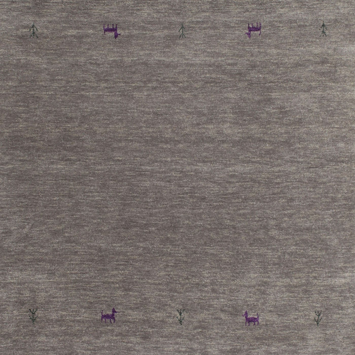 Contemporary Rose Purple Modern Rug, con913