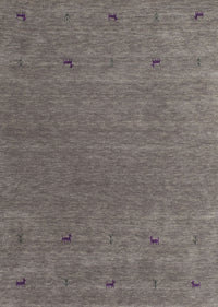 Machine Washable Contemporary Rose Dust Purple Rug, wshcon913