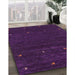 Contemporary Purple Modern Rug in Family Room, con914