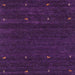 Sideview of Machine Washable Contemporary Purple Rug, wshcon914