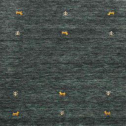 Square Contemporary Gray Modern Rug, con919