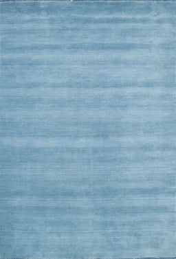 Contemporary Denim Blue Modern Rug, con91