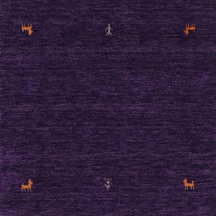 Machine Washable Contemporary Deep Purple Rug, wshcon920