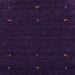 Square Contemporary Deep Purple Modern Rug, con920