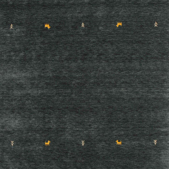 Contemporary Light Black Modern Rug, con921