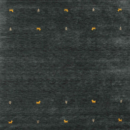 Sideview of Machine Washable Contemporary Light Black Rug, wshcon921