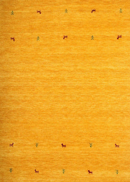 Contemporary Dark Orange Modern Rug, con925