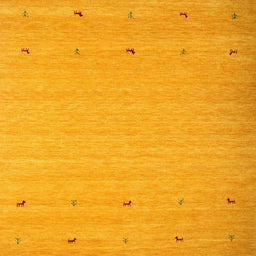 Sideview of Machine Washable Contemporary Dark Orange Rug, wshcon925