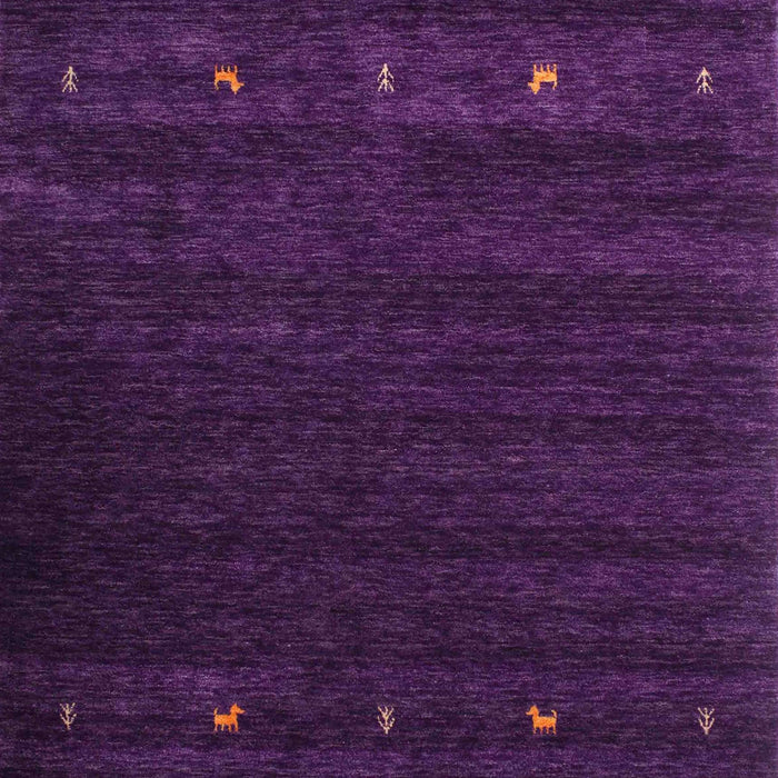 Contemporary Dark Purple Modern Rug, con928