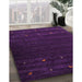 Machine Washable Contemporary Dark Purple Rug in a Family Room, wshcon928