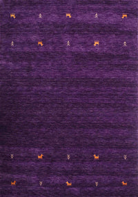 Machine Washable Contemporary Dark Purple Rug, wshcon928