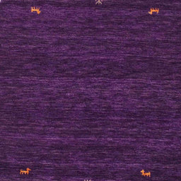 Sideview of Machine Washable Contemporary Purple Rug, wshcon929