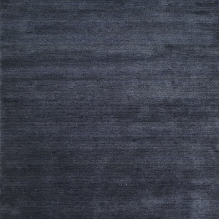 Contemporary Dark Slate Blue Modern Rug, con92