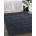 Contemporary Dark Slate Blue Modern Rug in Family Room, con92