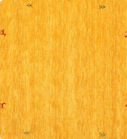 Machine Washable Contemporary Deep Yellow Rug, wshcon930