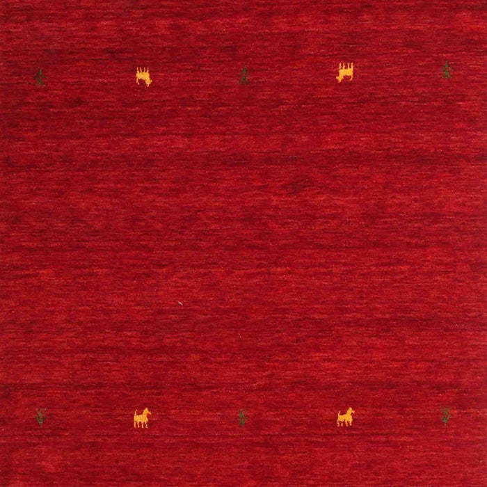 Contemporary Orange Red Modern Rug, con932