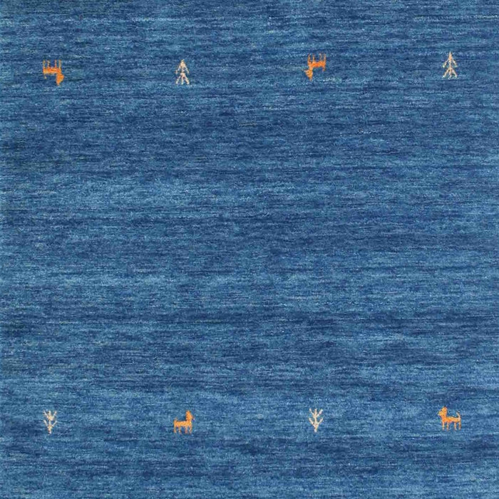 Contemporary Blue Modern Rug, con933